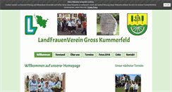 Desktop Screenshot of landfrauen-grosskummerfeld.de