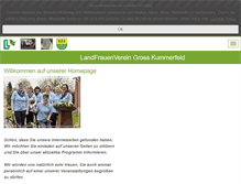 Tablet Screenshot of landfrauen-grosskummerfeld.de